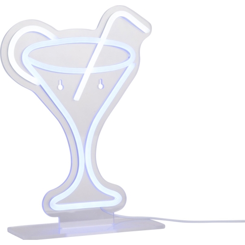 Leitmotiv neon light coctail w. straw -