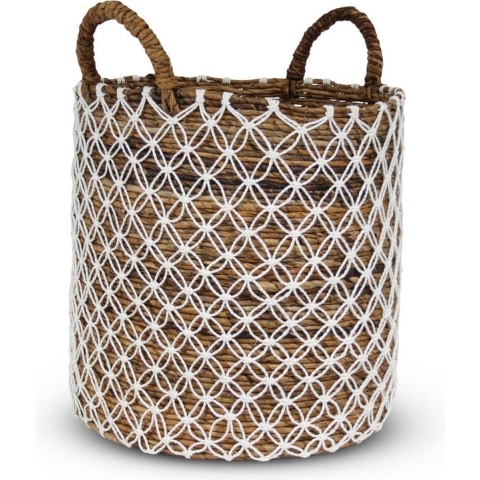 Safaary Rieten mand van zeegras -naturel bali-