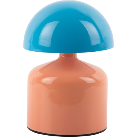 Leitmotiv tafellamp funky impetu led peach orange & aqua blue
