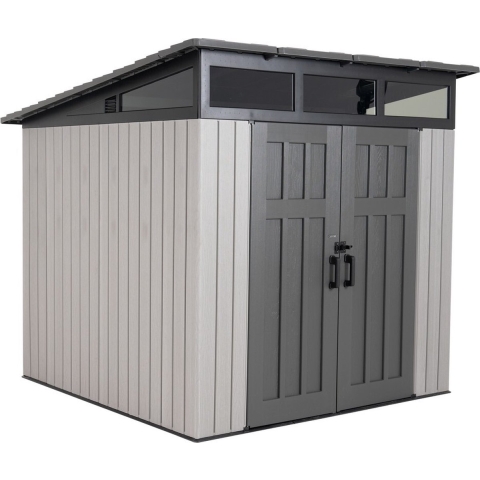 Lifetime Kunststof gereedschapsschuur merkur 254x254x237 cm -