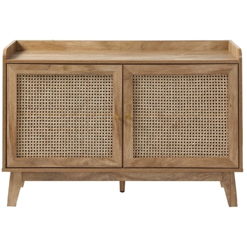 CaliCosy Buffetkast 2 deuren in rotanvlechtwerk l110 cm palmo