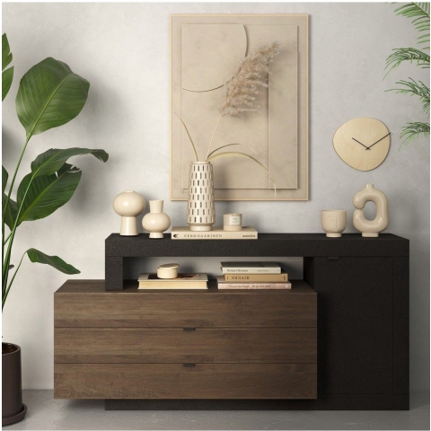 CaliCosy Buffet 1 deur en 3 laden journey l160 cm