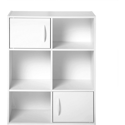 CaliCosy Opbergplank met 6 vakken en 2 deurtjes