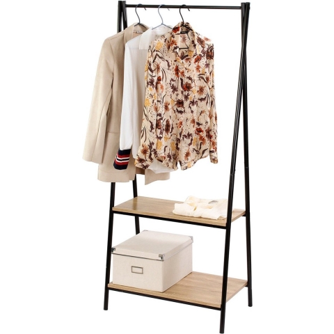 CaliCosy Rek in industriële stijl met 2 schappen