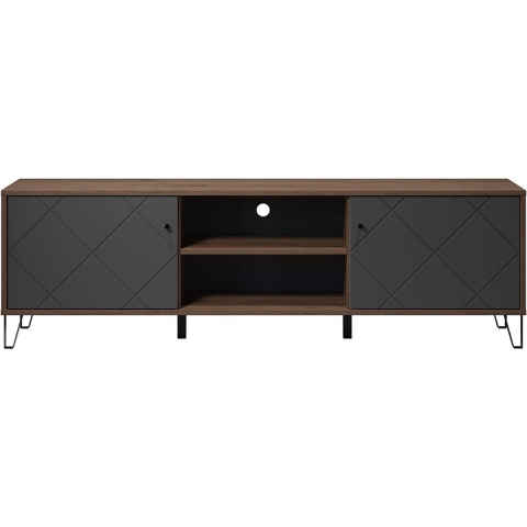 CaliCosy Tv-meubel met 2 deuren en 2 vakken l183 cm monteer