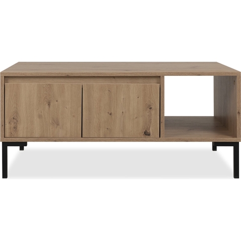 CaliCosy Salontafel 2 deuren 1 nis l100 cm plock