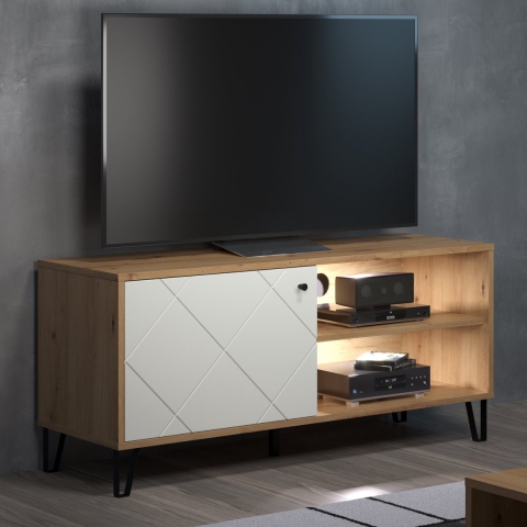 CaliCosy Tv-meubel 1 deur en 2 vakken l123 cm touch