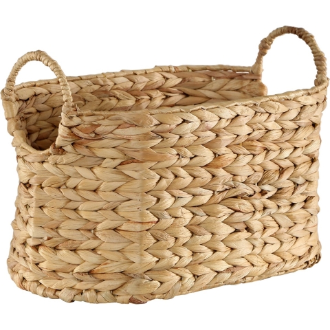 CaliCosy Kleine waterhyacint mand met handvatten h21 cm