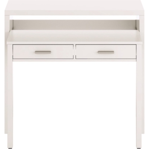 CaliCosy Uitschuifbare bureauconsole met 2 laden l100 cm consola