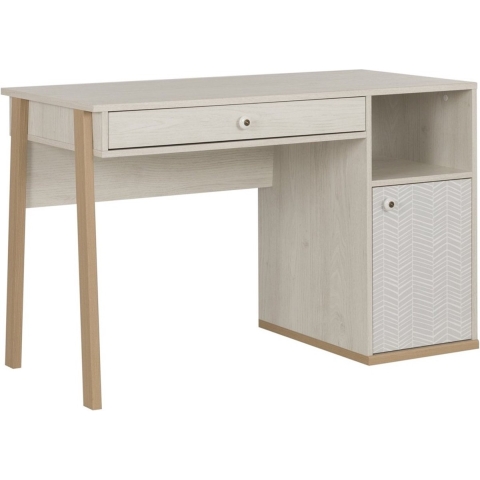 CaliCosy Alika bureau met een nis, een deur en een lade gemaakt in frankrijk