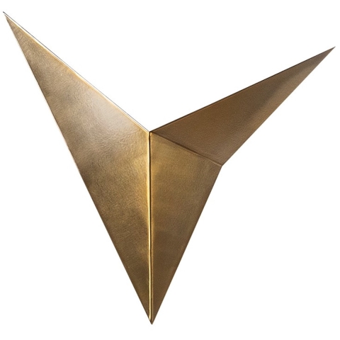 CaliCosy Wandlamp van bronskleurig metaal h34 cm bird