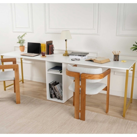 CaliCosy Dubbel bureau l240 cm twin