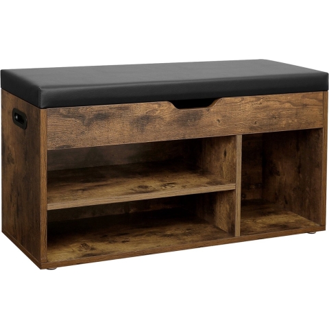 CaliCosy Schoenenbank met 3 compartimenten en 1 kist l80 cm