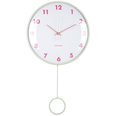 Karlsson wandklok cheeky dome pendulum zacht