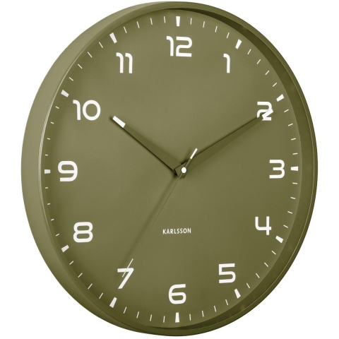 Karlsson wandklok orgullo army green- Ø40cm