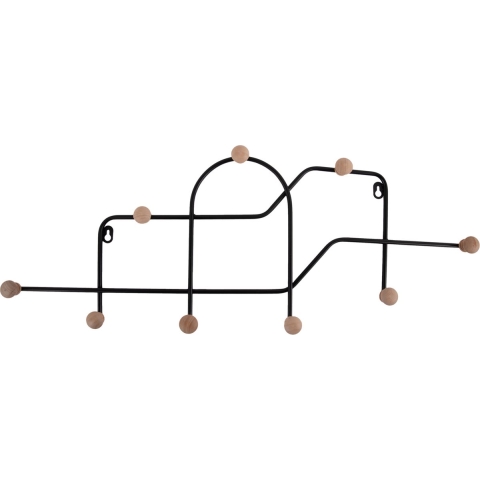 Present Time coat rack maze -