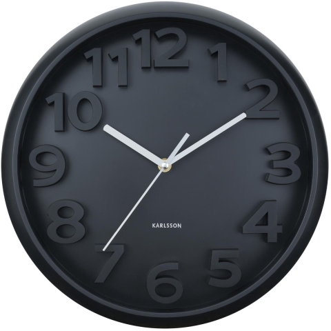 Karlsson wandklok elevated classic numbers - Ø33,5cm