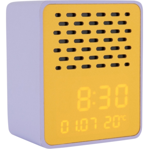 Karlsson wekker funky vibes blue tooth speaker purple & yellow