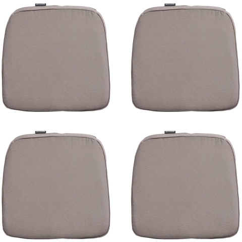 Madison zitkussen wicker panama ca. 48x48 cm set van 4