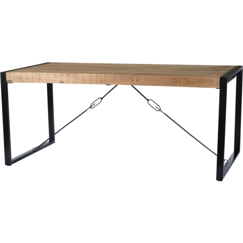 Livingfurn eetkamertafel nairobi u-pot mango hout 200x100 cm -