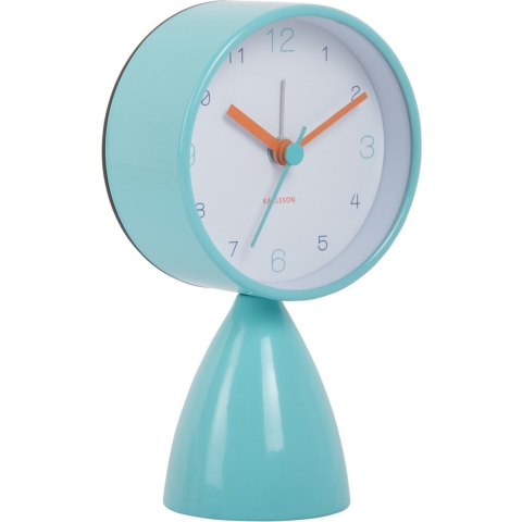 Karlsson wekker funky vibes turquoise blue