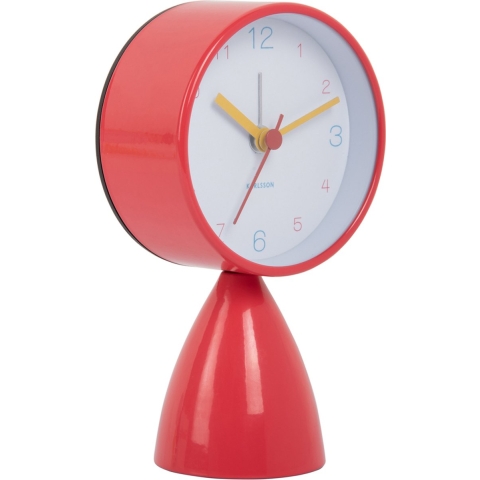 Karlsson wekker funky vibes scarlet red