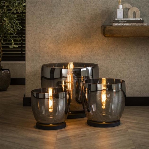 Hoyz vloerlamp up xl smoke glas Ø33