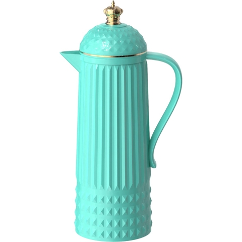 Present Time thermoskan crown turquoise blue