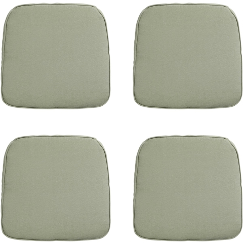 Madison zitkussen wicker panama sage ca. 48x48 cm set van 4