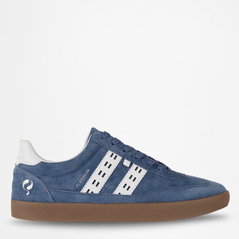 Q1905 Sneaker platinum denimblauw/offwhite