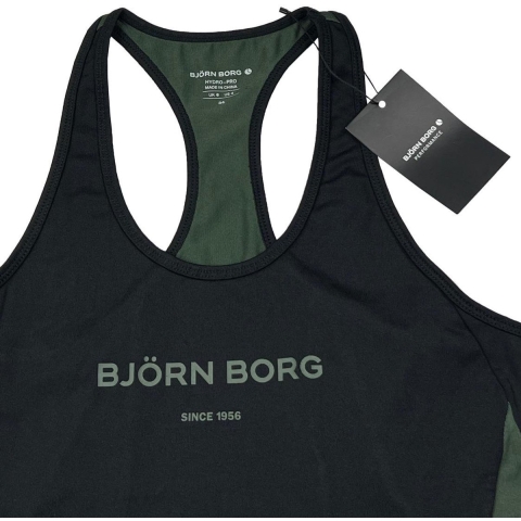 Björn Borg Björn borg olita dames tanktop – sporttop zwart/ – ademend & elastisch