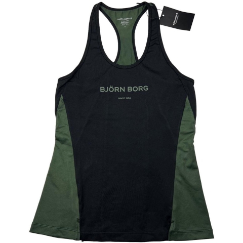 Björn Borg Björn borg olita dames tanktop – sporttop zwart/ – ademend & elastisch