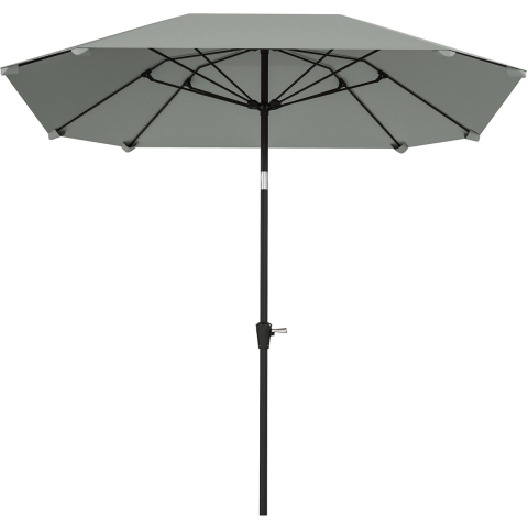 4goodz Vierkante kantelbare parasol met aluminium paal -