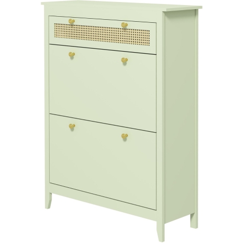 4goodz Homcom schoenenkast voor 12 paar schoenen, met 1 uitschuifbare lade, 2