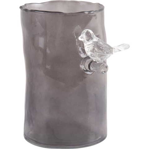 Present Time vaas bird on branch small donker