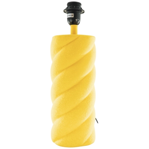 House Vitamin Table lamp ceramics neon yellow e27- 12x12x28cm