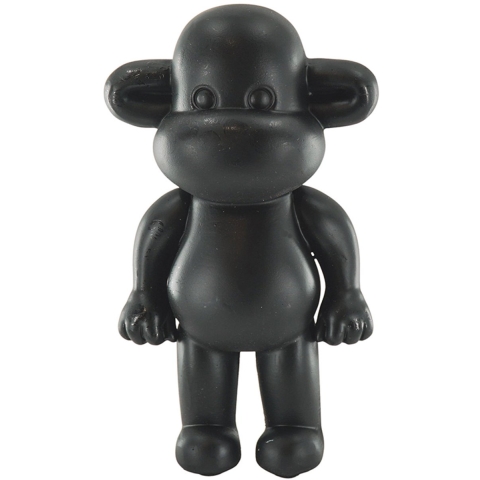 House Vitamin Ornament monkey figurine 'the legend' black 11x7x19cm