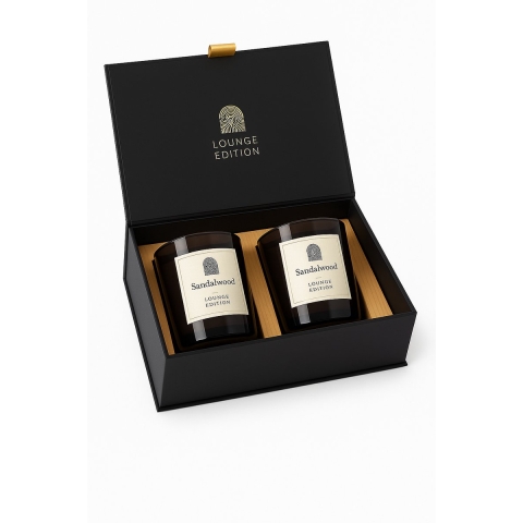WDMT Luxe cadeaubox met 2 lounge geurkaarsen