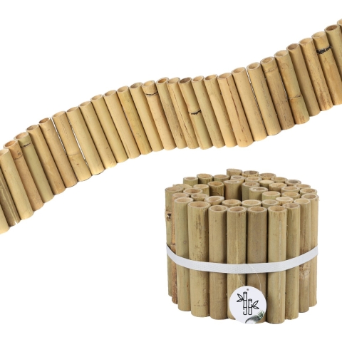 WDMT Bamboe borderrand 100 x 15 cm bruin