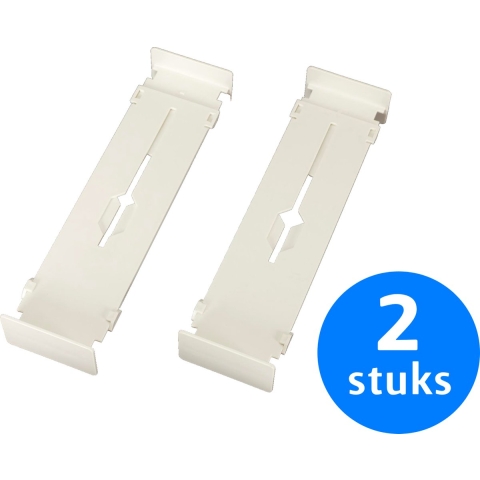 WDMT Witte uitschuifbare lade organizer 2 stuks