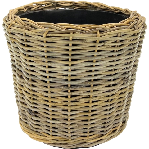 WDMT Rotan drypot ø 50 x 52 cm grijs