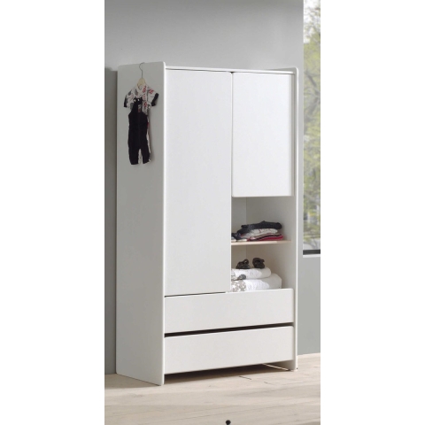Lucevi kiddy 2 deurs kleerkast 180x90x55cm -