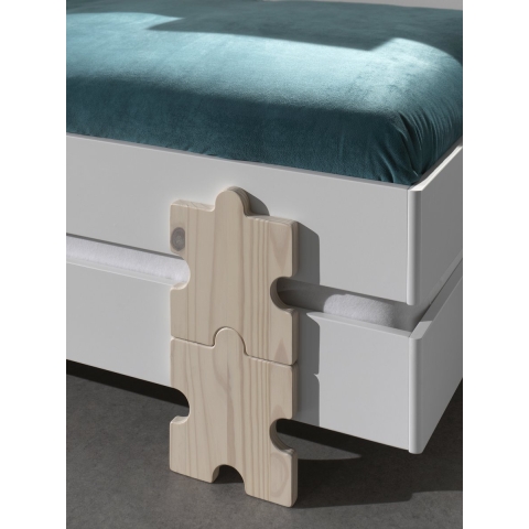 Lucevi modulo puzzle stapelbare bedden 4 stuks - 90x200 cm