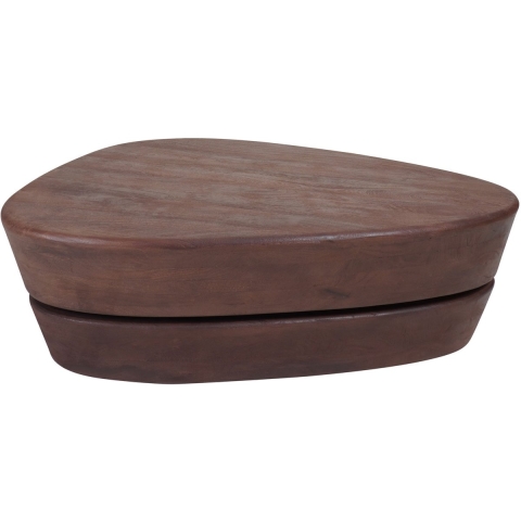 Home67 Salontafel kiva 107 x 80 cm espresso mangohout