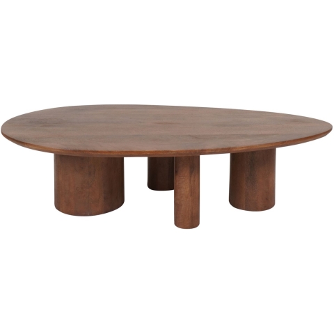 Home67 Salontafel amir 140 x 80 cm mangohout