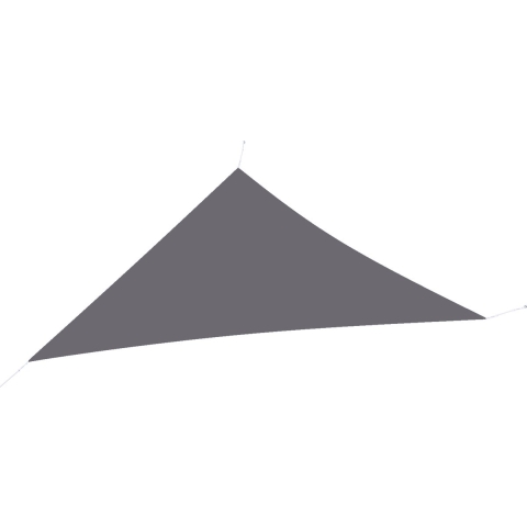 Hanse® Schaduwdoek driehoek 90° waterdoorlatend 3x4x5 m