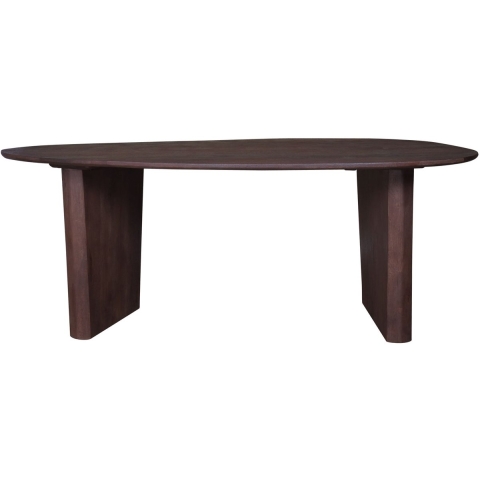 Home67 Eettafel rudo 180 x 110 cm espresso mangohout