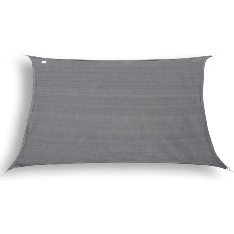 Hanse® Schaduwdoek rechthoek waterdoorlatend 6x7 m zonnedoek