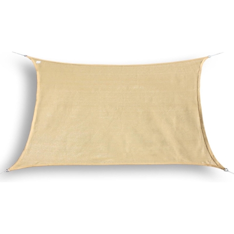 Hanse® Schaduwdoek rechthoek waterdoorlatend 3,5x5 m zonnedoek