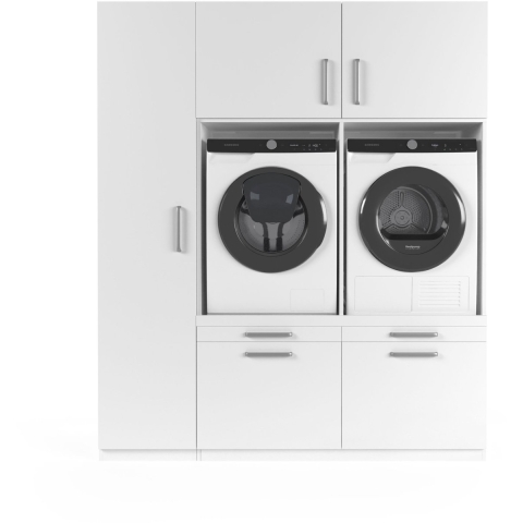 Wasophoogte Wasmachine kast lyon – pure
